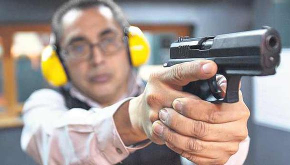 El 30% de las licencias para armas son para defensa personal