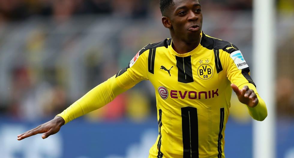 Borussia Dortmund dejará marcharse al francés Ousmane Dembelé a cambio de 100 millones. (Foto: Getty Images)