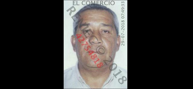 Juan Antonio Eguez Beltrán, intermediario de la organización criminal. (Reniec)