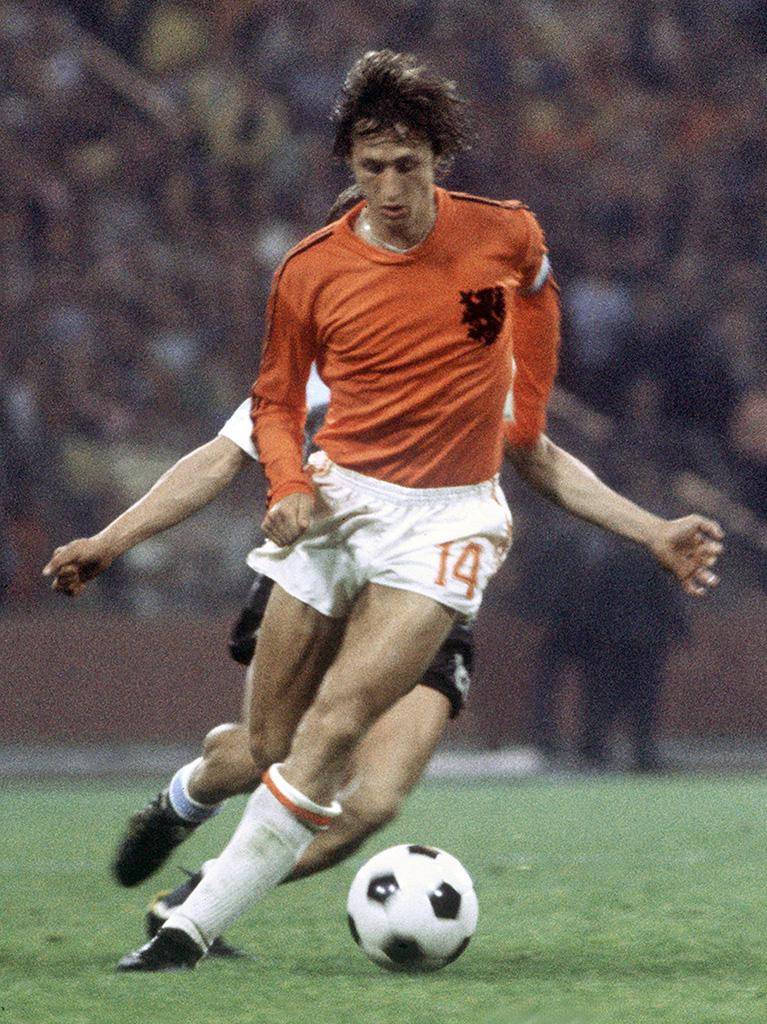 Johan Cruyff en el Mundial 1974.
Foto: Agencia AFP
