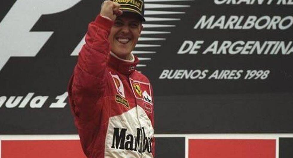 Schumacher en una de sus tantas celebraciones. (Foto: Twitter)