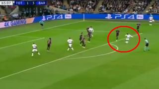 Barcelona vs. Tottenham: Erik Lamela y el golazo para darle emoción al partido | VIDEO