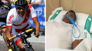 Ciclista peruano Israel Hilario sufre grave accidente en España