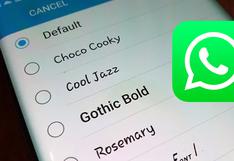 Cambia el tipo de letra de WhatsApp en tus conversaciones de manera fácil y segura