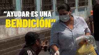 Jacqueline Párraga, la heroína que alimentó a mendigos durante la cuarentena en Lima