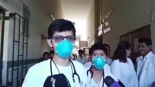 Coronavirus en Perú: médicos internistas de hospital Goyoneche de Arequipa denuncian falta de protección | VIDEO