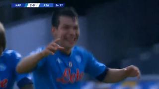 Hirving ‘Chucky’ Lozano anota un doblete para que Napoli gane 2-0 a Atalanta | VIDEO