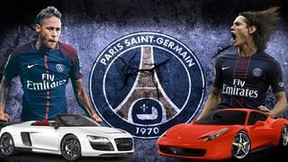 Neymar vs. Edinson Cavani: ¿Quién tiene los mejores autos?