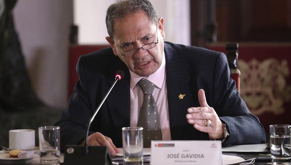 José Luis Gavidia presentó su carta de renuncia al cargo de ministro de Defensa  Foto: Presidencia Perú / Archivo