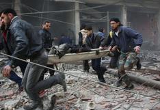 Bombardeos de Siria dejan 70 civiles muertos cerca de Damasco