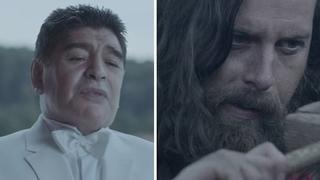 Maradona personifica a Dios en la "cancha de Noé" [VIDEO]