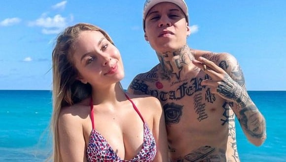 El rapero mexicano y su novia gozaron de unas buenas vacaciones en Cancún. (Foto: Maya Nazor / Instagram).