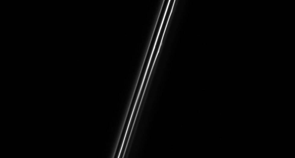 Anillo F de Saturno. (Foto: NASA)