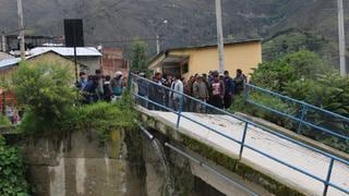 Pasco: puente de Paucartambo se derrumba tras nueve horas de intensa lluvia | FOTOS