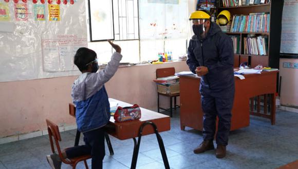 El jueves 16 de setiembre el colegio público de nivel inicial Elizabeth Espejo de Marroquín, en Miraflores, también abrirá sus aulas. (Foto: GEC)