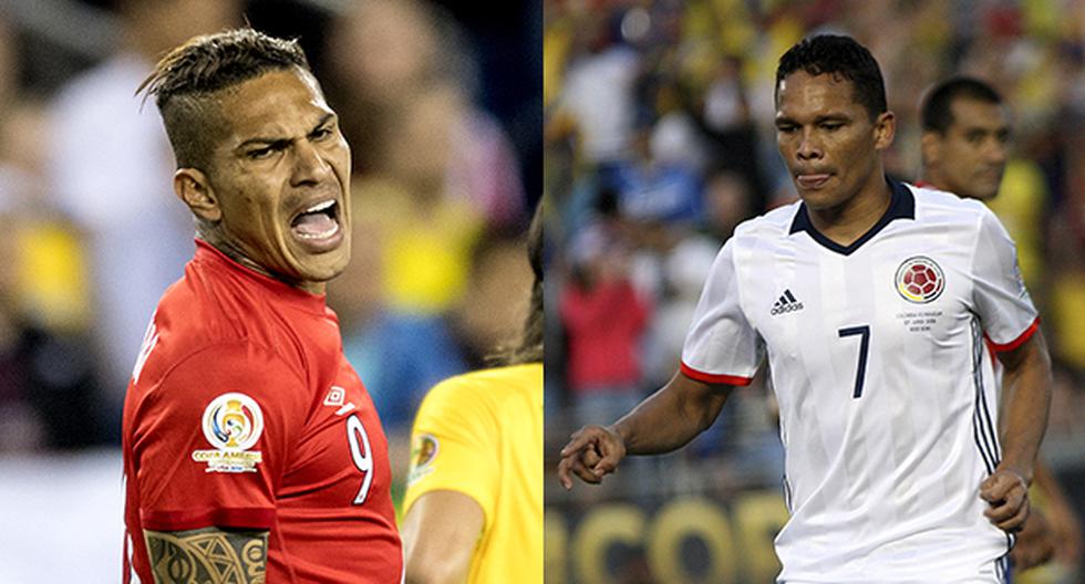 El partido Perú vs Colombia por los cuartos de final de la Copa América Centenario será un encuentro de dos goleadores de talla mundial: Paolo Guerrero y Carlos Bacca. (Foto: Getty Images)
