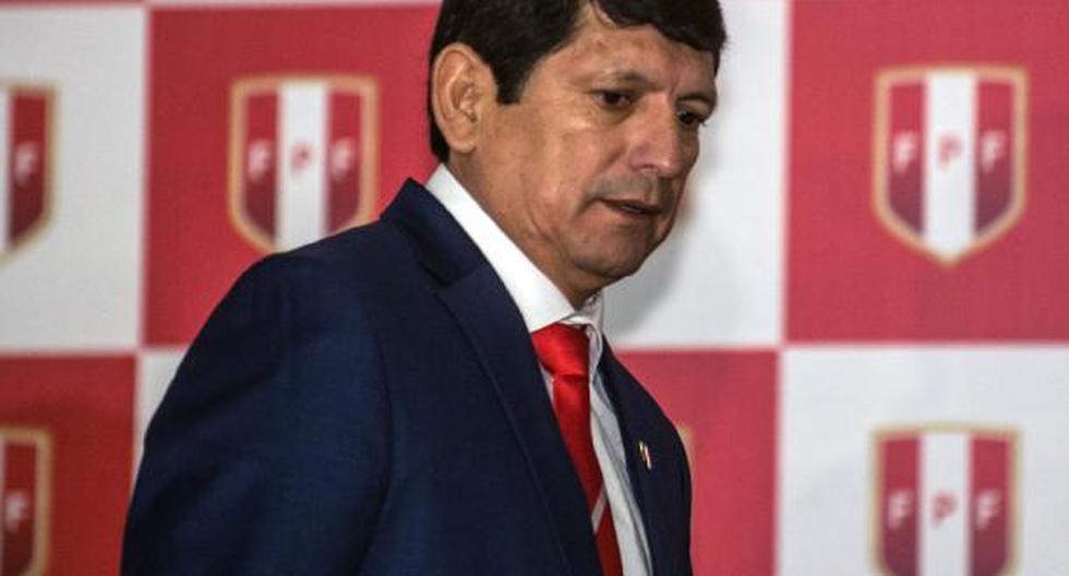 Agustín Lozano, presidente de la Federación Peruana de Fútbol. (Foto: GEC)