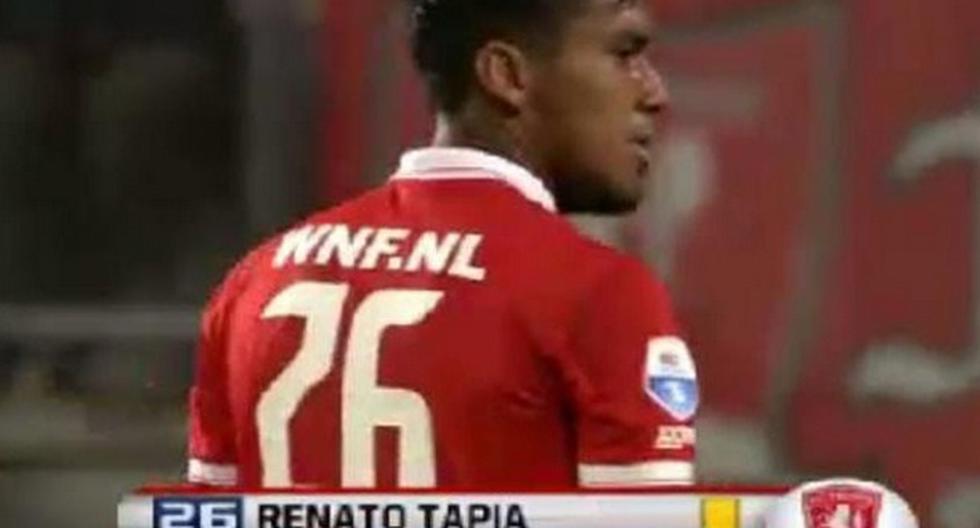 Renato Tapia anotó el tercer gol del encuentro. (Foto: Captura)