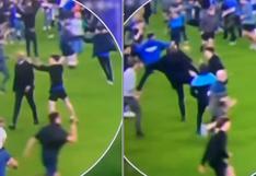 Patrick Vieira, DT del Crystal Palace, golpeó a un hincha del Everton que lo provocó | VIDEO