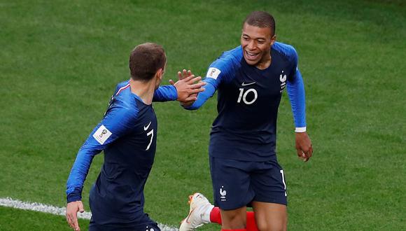 Kylian Mbappé abrió el marcador del Perú vs. Francia. (Foto: Reuters)