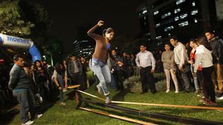 La avenida Arequipa se convirtió en escenario de la Noche Verde