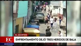 Balacera entre vecinos deja tres heridos en El Agustino