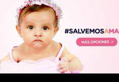 Facebook: Inician cruzada para salvar a una bebé de seis meses  