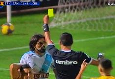 Sporting Cristal vs Cantolao: le sacan roja a Jorge Cazulo y luego el árbitro se arrepiente