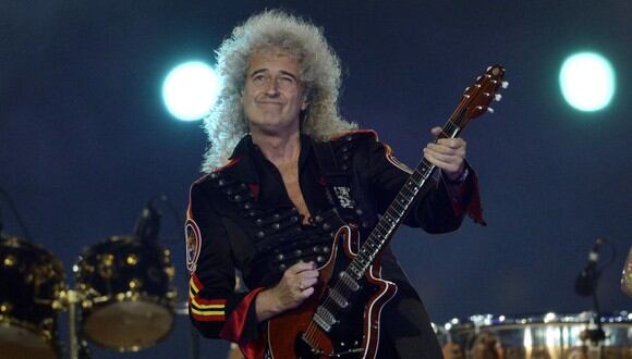 Brian May sufrió un ataque al corazón y estuvo cerca de la muerte. (Foto: AFP)