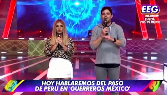 Conductores de “Esto es guerra" envían mensaje a México tras fuerte terremoto. (Foto: Captura América TV).