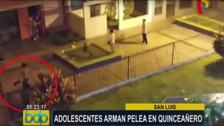 San Luis: pelea de pandilleros arruina fiesta de quinceañera