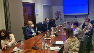 Misión Electoral de la OEA se reunió con George Forsyth, Keiko Fujimori y César Acuña