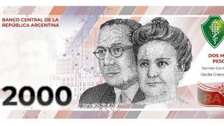 Entró en circulación nuevo billete de 2.000 pesos en Argentina