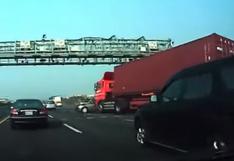 YouTube: aparatoso accidente en carretera en Taiwán | VIDEO