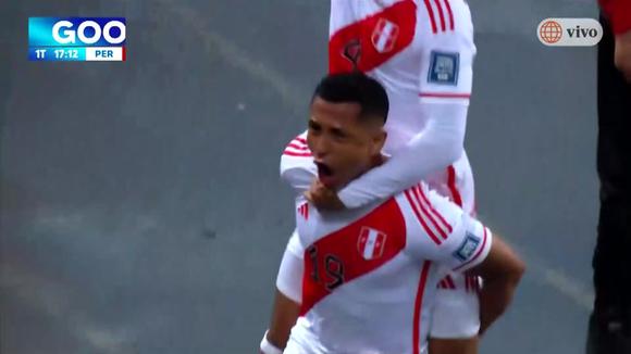 Yotún goal against Peru.  Venezuela (Source: America TV)