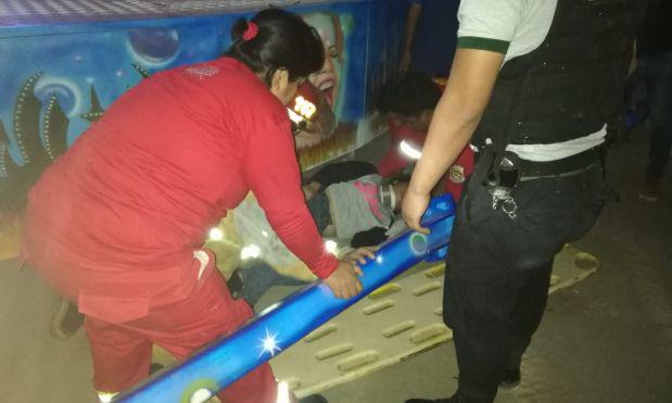 Áncash: dos jóvenes graves tras caer de un juego mecánico