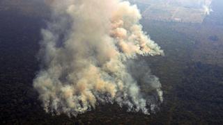 Las fotos más recientes de los incendios en la Amazonía de Brasil