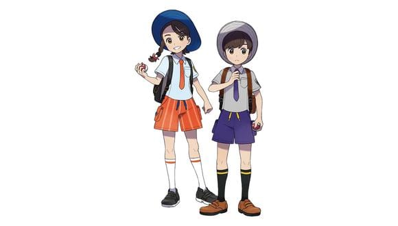 Personajes de Pokémon Escarlata y Púrpura.