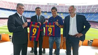 Barcelona regaló camisetas a los hijos de Luis Suárez