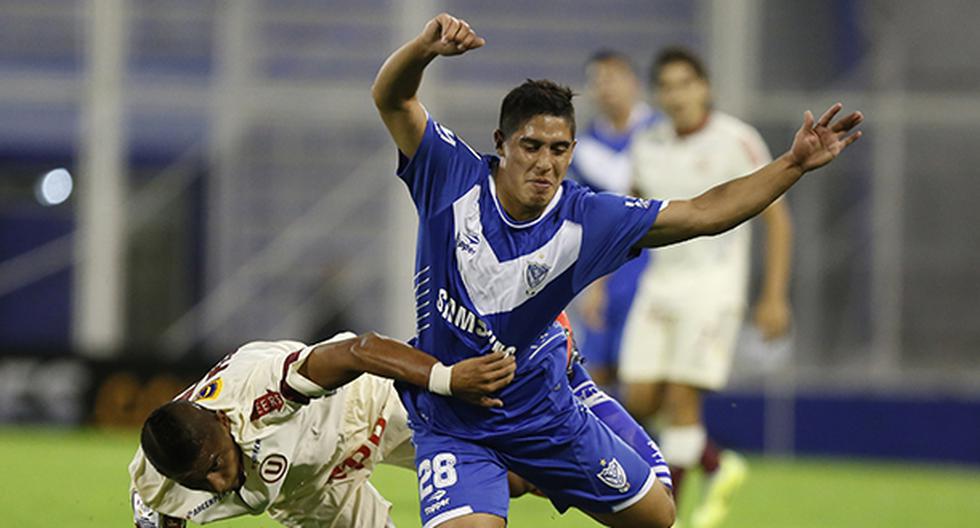 Ramiro Cáseres se enfrentó a Universitario con camiseta de Velez Sarsfield en 2014. Ahora se lo enfrentará otra vez como jugador de San Martín (Foto: Getty Images)
