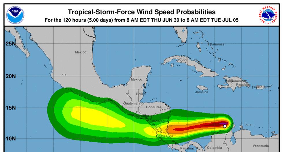 Pony Live |  Colombia |  Venezuela: Costa Rica, Nicaragua and Panama on the alert for tropical cyclone Pony |  Central America |  The world