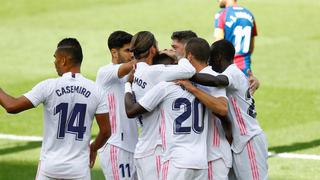 Real Madrid, con goles de Vinícius Jr. y Benzema, venció 2-0 a Levante por LaLiga