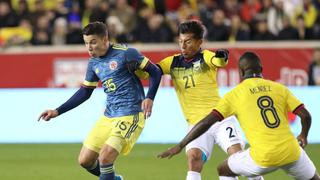 Ecuador perdió ante Colombia en Nueva Jersey por amistoso internacional de fecha FIFA