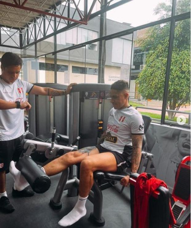 Paolo Guerrero training in La Videna |  Photo: Instagram