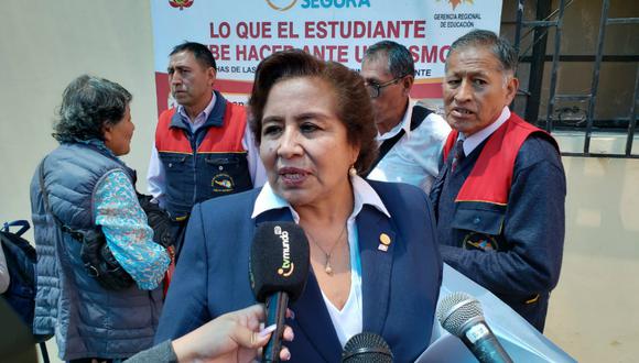Gerenta Regional de Educación de Arequipa anuncia separación de 15 profesores (GEC)