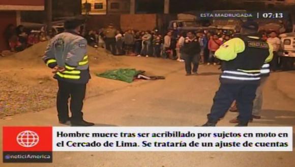 Cercado de Lima: matan a joven tras celebrar Día del Trabajo