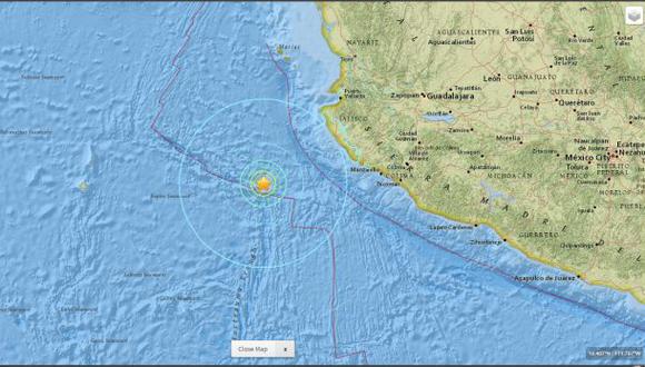Un sismo de magnitud 6,6 sacude la costa Pacífico de México