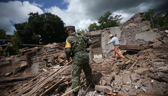 El terremoto magnitud 7.1 que se registró hace una semana causó la muerte de 326 personas. (Reuters)