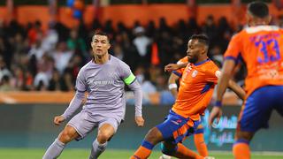 Se aleja del liderato: Al Nassr empató 0-0 ante Al Feiha, con Cristiano Ronaldo