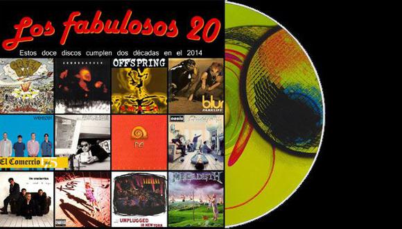 Discos emblemáticos de los noventa que cumplen 20 años en 2014